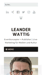 Mobile Screenshot of leanderwattig.com